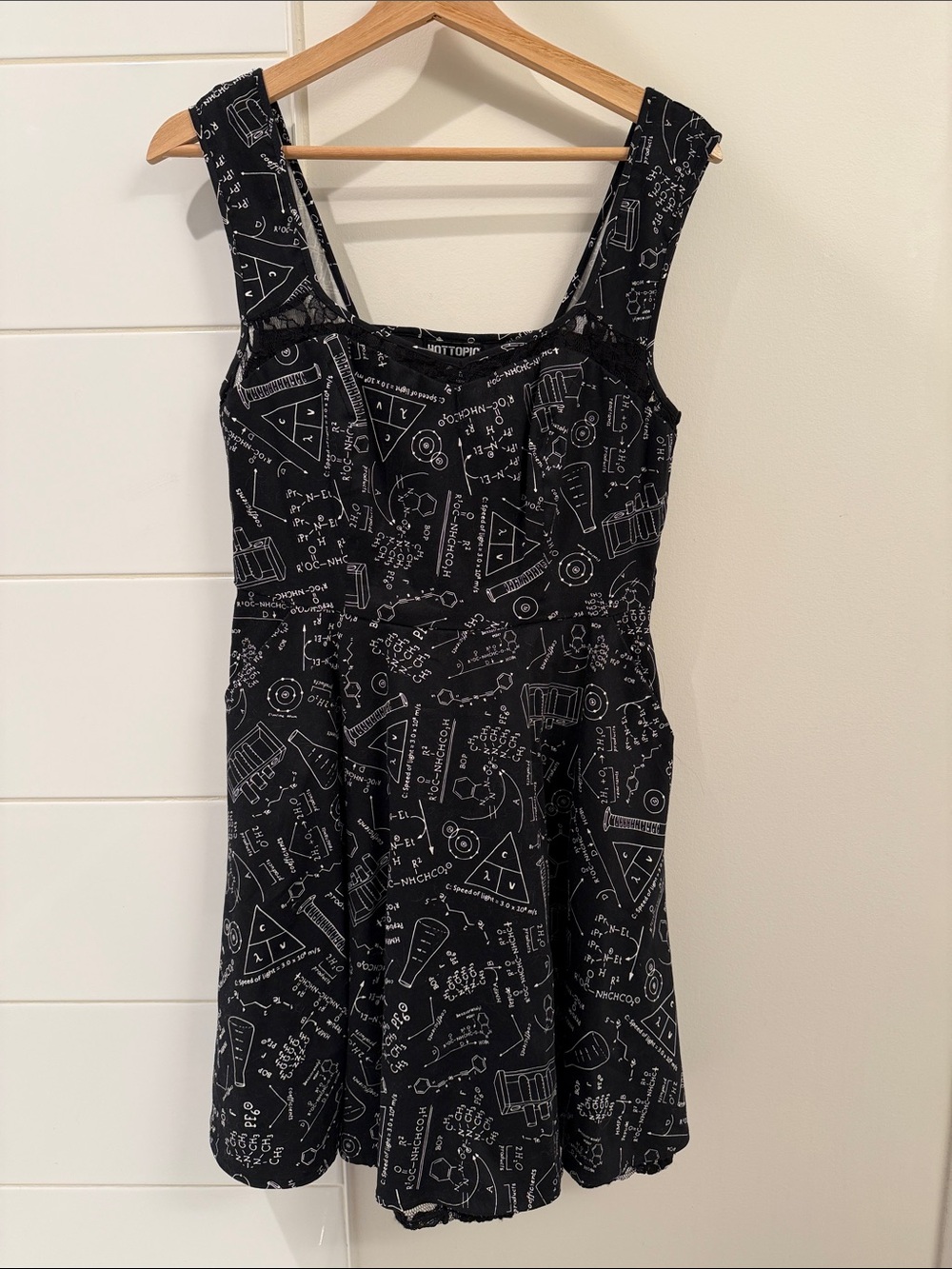 Hot Topic Science Fit and Flare Dress